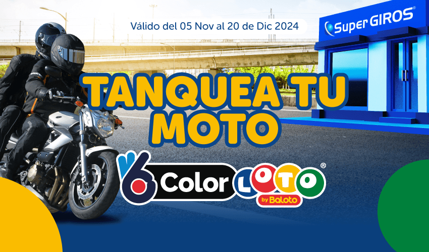 TANQUEA TÚ MOTO CON COLORLOTO